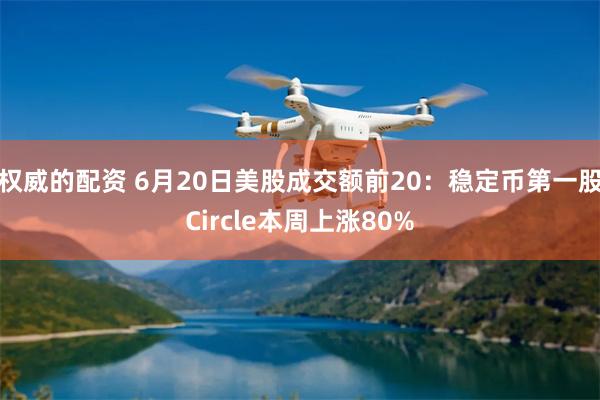 权威的配资 6月20日美股成交额前20：稳定币第一股Circle本周上涨80%